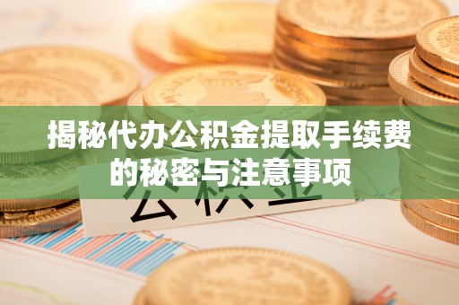 澎湖揭秘代办公积金提取手续费的秘密与注意事项