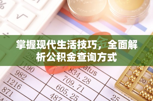 澎湖掌握现代生活技巧，全面解析公积金查询方式