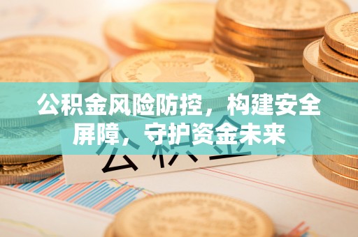 澎湖公积金风险防控，构建安全屏障，守护资金未来