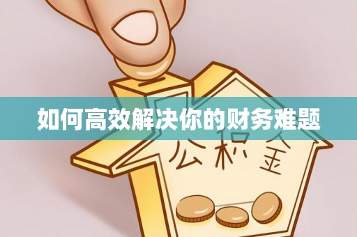 澎湖如何高效解决你的财务难题