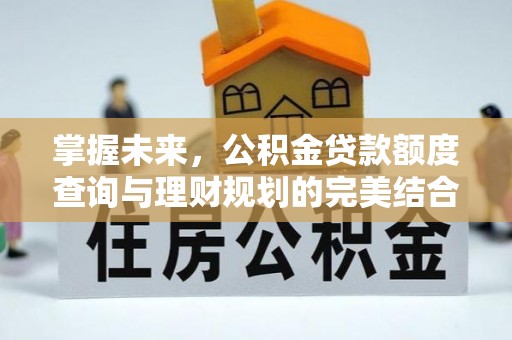 澎湖掌握未来，公积金贷款额度查询与理财规划的完美结合