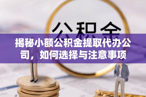 澎湖揭秘小额公积金提取代办公司，如何选择与注意事项