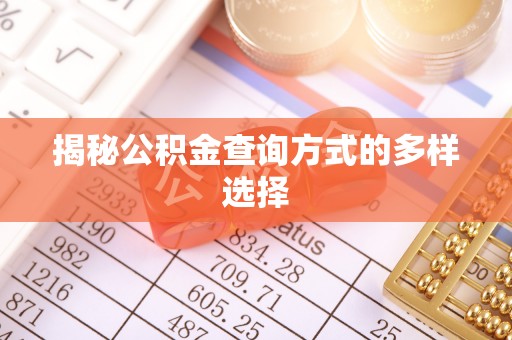 澎湖揭秘公积金查询方式的多样选择