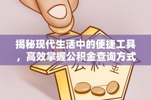 澎湖揭秘现代生活中的便捷工具，高效掌握公积金查询方式