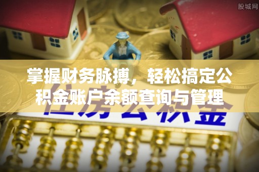 澎湖掌握财务脉搏，轻松搞定公积金账户余额查询与管理