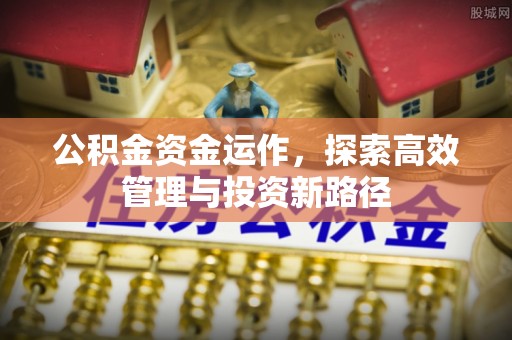 澎湖公积金资金运作，探索高效管理与投资新路径