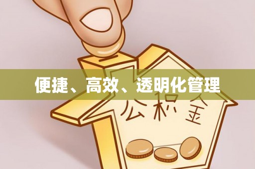 澎湖便捷、高效、透明化管理