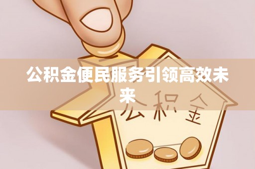 澎湖公积金便民服务引领高效未来