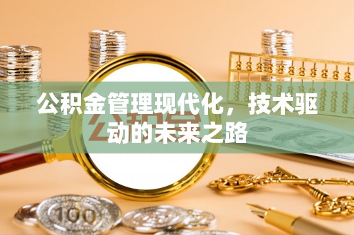 澎湖公积金管理现代化，技术驱动的未来之路